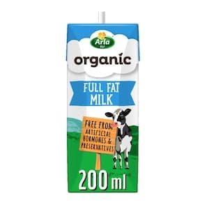 Arla Organic Full Fat Milk, 200ml