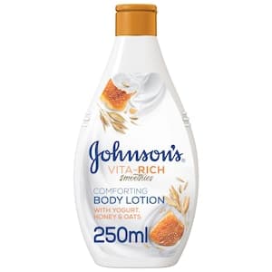 Johnson's Body Lotion Vita Rich Smoothies Comforting Yogurt Honey and Oats 250ml