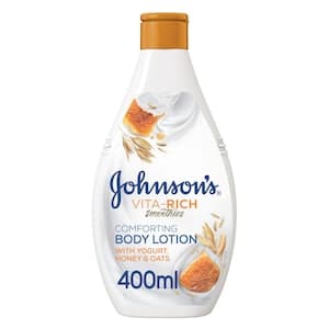 Johnson's Body Lotion Vita Rich Smoothies Comforting Yogurt Honey and Oats 400ml
