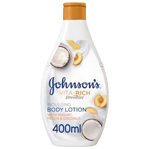 Johnson's Body Lotion Vita-Rich Smoothies Indulging, 48-Hour Comfort, 400ml