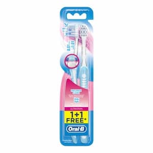 Oral-B Ultrathin Precision Clean Extra Soft Manual Toothbrush Pack of 2