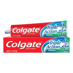 Colgate Triple Action Toothpaste, 125ml
