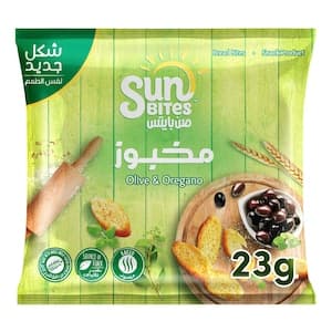 Sunbites Olive and Oregano Bread Bites 23g