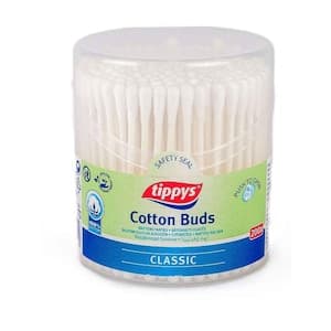 Tippys Ear Buds Round Box, 200 Buds