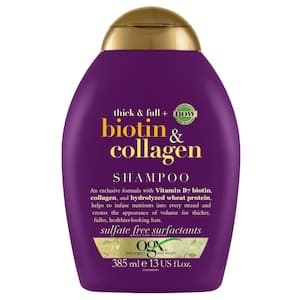 OGX Shampoo Thick & Full+ Biotin & Collagen New Gentle & PH Balanced Formula 385ml