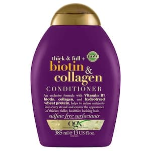 OGX Conditioner Thick & Full+ Biotin & Collagen New Gentle and PH Balanced Formula 385ml