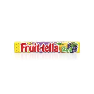 Fruit-tella 2-in-1 Lemon Grape Chews, 32.4g