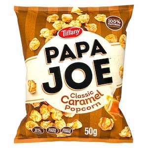 Tiffany Papa Joe Classic Caramel Popcorn 50g