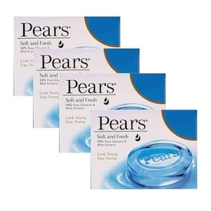 Pears Soft And Fresh Bar Soap 125g Pack of 4
