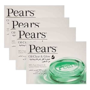 Pears Oil Clear And Glow Bar Soap 125g Pack of 4