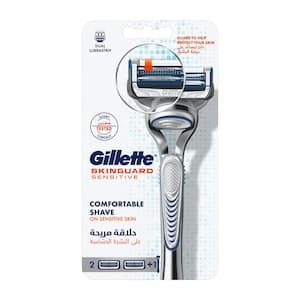 Gillette Skinguard Razor with Blades, 3 PCS