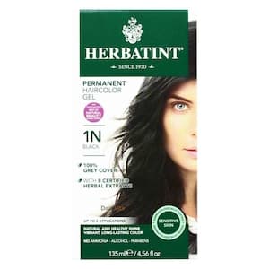 Herbatint Hair Colour Gel Black, 135ml