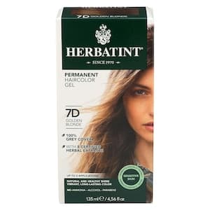 Herbatint Permanent Hair Color Gel, Shade 7D Golden Blonde