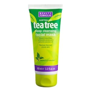 Beauty Formulas Tea Tree Deep Cleansing Facial Mask Green, 100ml