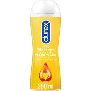 Durex Play Massage Lubricant Ylang Ylang, 200ml