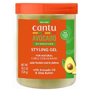 Cantu Avocado Hydrating Hair Gel with Shea Butter, 524g
