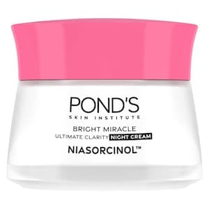Pond's Bright Beauty Serum Night Cream with Niacinamide Vitamin E and Glycerin 50g