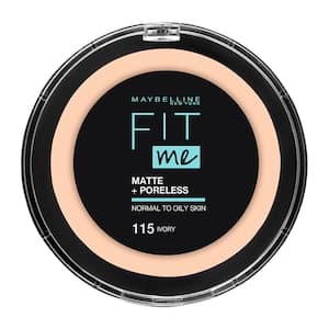 Maybelline New York Fit Me Matte+ Poreless Powder, 115 Ivory