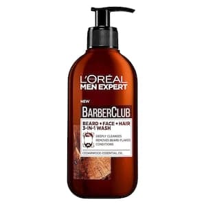 L'Oreal Paris Men Expert Barber Club 3-In-1 Beard Hair And Face Wash Brown 200ml
