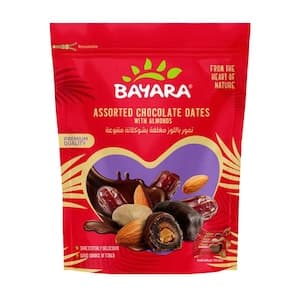 Bayara Assorted Chocolate Almond Dates 250g