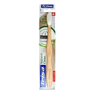Trisa Natural Clean Soft Toothbrush Brown