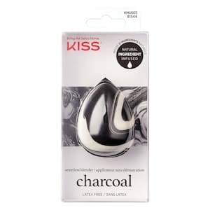 Kiss Charcoal Infused Blending Make Up Sponge KMUS03 Black