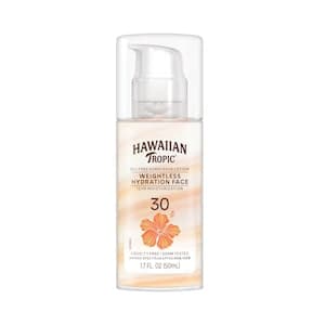 Hawaiian Tropic Silk Hydration Weightless Sunscreen Face Lotion SPF30 White 50ml