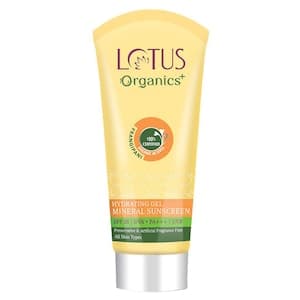 Lotus Organics+ Hydrating Gel Mineral Sunscreen SPF 30 White 100g