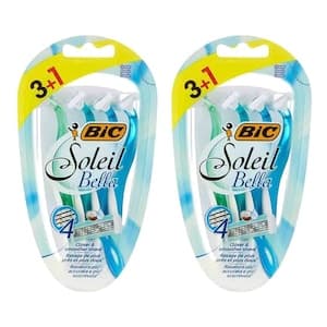 Bic Soleil Bella Disposable 4 Razors Blue Pack of 2