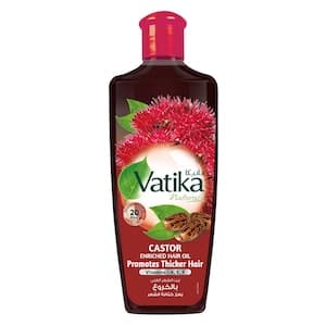 Dabur Vatika Natural Castor Enriched Hair Oil Brown 300ml