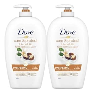 Dove Nourishing Hand Wash Shea Butter And Warm Vanilla Scent White 250ml Pack of 2
