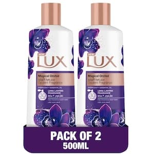Lux Opulent Fragrance Body Wash New Magical Orchid 500ml Pack of 2