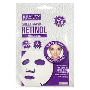 Beauty Formulas Retinol Anti-Ageing Sheet Mask Purple