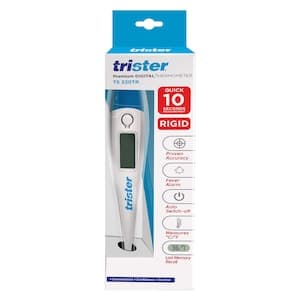 Trister Rigid Tip Digital Thermometer TS220TR White