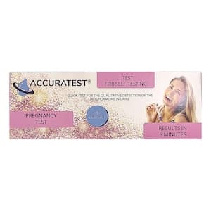Accuratest Self-Testing Pregnancy Kit White