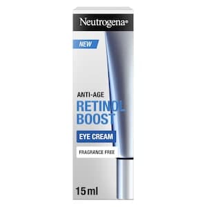 Neutrogena Retinol Boost Eye Cream, pure retinol, reduces fine lines, 15ml