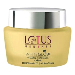 Lotus Herbals WhiteGlow Vitamin C Radiance Cream SPF20 White 50g