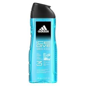 Adidas Ice Dive 3-In-1 Shower Gel Clear 400ml