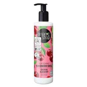 Organic Shop Cherry And Blueberry Softening Shower Gel Clear 280ml