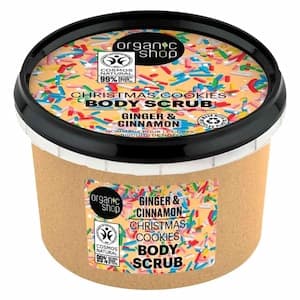 Organic Shop Ginger And Cinnamon Christmas Cookies Body Scrub Brown 250ml