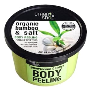 Organic Shop Bamboo And Salt Body Peeling Green 250ml