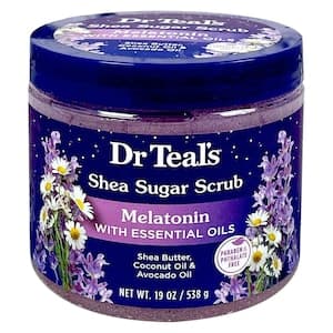 Dr Teal's Shea Sugar Body Scrub Melatonin with Essential Oils 539g