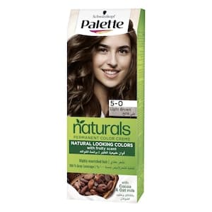 Schwarzkopf Palette Naturals Permanent Color Creme 5-0 Light Brown