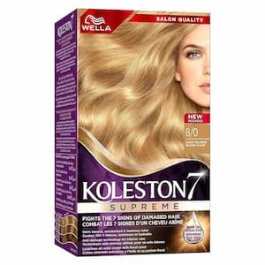 Wella Koleston 7 Supreme Hair Colour 8/0 Light Blonde