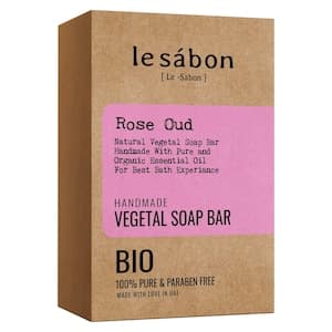 Le Sabon Natural Vegetal Soap Bar Rose Oud 200g