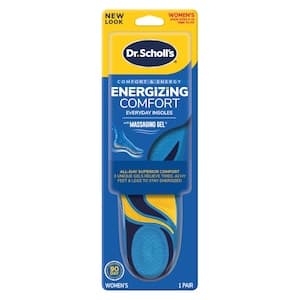 Dr.Scholl's Energizing Comfort with Massaging Gel Everyday Insoles for Women Size 6 to 10