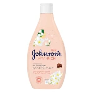 Johnson's Vita-Rich Pampering Body Wash with Jojoba Oil and Vitamin E 400ml