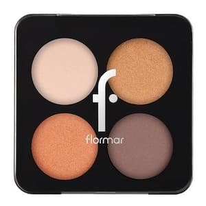 Flormar Colour Eyeshadow Palette 4 Shades, 007 Obsession