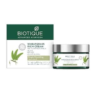 Biotique Wheatgrass Deeply Nourishing Rich Cream 50g