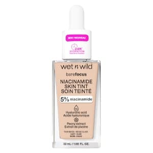 Wet n Wild Bare Focus Niacinamide Skin Tint, Fair Beige